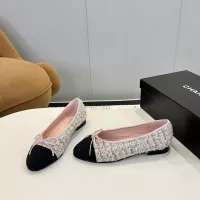 $92.00 USD Chanel Flat Shoes For Women #1320283