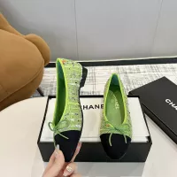$92.00 USD Chanel Flat Shoes For Women #1320284