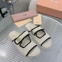 $92.00 USD MIU MIU Slippers For Women #1320327