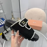 $92.00 USD MIU MIU Slippers For Women #1320328