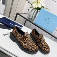 $102.00 USD Prada Leather Shoes For Women #1320346