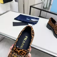 $102.00 USD Prada Leather Shoes For Women #1320346
