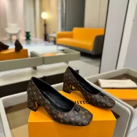 $108.00 USD Louis Vuitton High-Heeled Shoes For Women #1320417