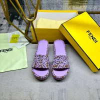 $85.00 USD Fendi Slippers For Women #1320465