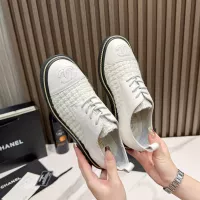 $102.00 USD Chanel Leather Shoes For Women #1320531