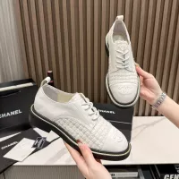 $102.00 USD Chanel Leather Shoes For Women #1320531