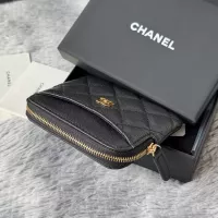 $80.00 USD Chanel AAA Quality Wallets In Gold For Women #1320962