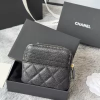 $80.00 USD Chanel AAA Quality Wallets In Gold For Women #1320963