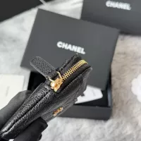 $80.00 USD Chanel AAA Quality Wallets In Gold For Women #1320963