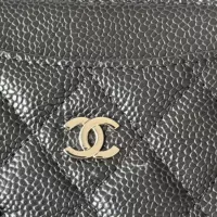 $80.00 USD Chanel AAA Quality Wallets In Silver For Women #1320965