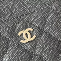 $80.00 USD Chanel AAA Quality Wallets In Silver For Women #1320966