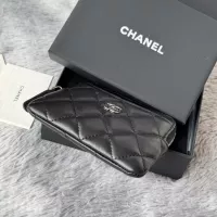 $80.00 USD Chanel AAA Quality Wallets In Silver For Women #1320967