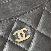 $80.00 USD Chanel AAA Quality Wallets In Silver For Women #1320967