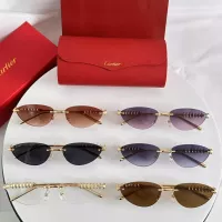 $45.00 USD Cartier AAA Quality Sunglassess #1323986