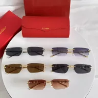 $45.00 USD Cartier AAA Quality Sunglassess #1323997