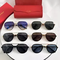 $48.00 USD Cartier AAA Quality Sunglassess #1324356