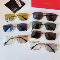 $68.00 USD Cartier AAA Quality Sunglassess #1324924