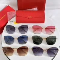 $48.00 USD Cartier AAA Quality Sunglassess #1324994