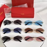 $48.00 USD Cartier AAA Quality Sunglassess #1325006