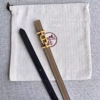 $52.00 USD Hermes AAA Quality Belts In 1.3cm For Women #1327528