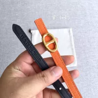 $52.00 USD Hermes AAA Quality Belts In 1.3cm For Women #1327532