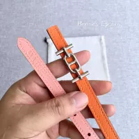 $52.00 USD Hermes AAA Quality Belts In 1.3cm For Women #1327536