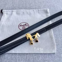 $52.00 USD Hermes AAA Quality Belts In 1.3cm For Women #1327551