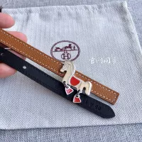 $52.00 USD Hermes AAA Quality Belts In 1.3cm For Women #1327559