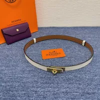 $72.00 USD Hermes AAA Quality Belts In 2.0cm For Women #1327596