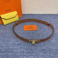 $72.00 USD Hermes AAA Quality Belts In 2.0cm For Women #1327600