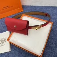 $72.00 USD Hermes AAA Quality Belts In 2.0cm For Women #1327603