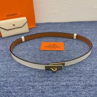 $72.00 USD Hermes AAA Quality Belts In 2.0cm For Women #1327607