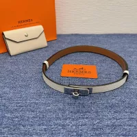 $72.00 USD Hermes AAA Quality Belts In 2.0cm For Women #1327608