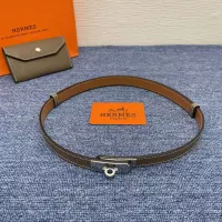 $72.00 USD Hermes AAA Quality Belts In 2.0cm For Women #1327617