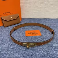 $72.00 USD Hermes AAA Quality Belts In 2.0cm For Women #1327621