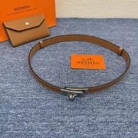 $72.00 USD Hermes AAA Quality Belts In 2.0cm For Women #1327622