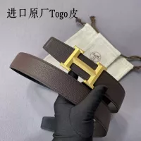 $52.00 USD Hermes AAA Quality Belts In 3.8cm For Men #1327696