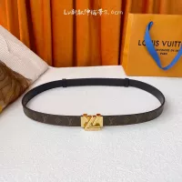 $72.00 USD Louis Vuitton AAA Quality Belts In 2.0cm For Women #1327945