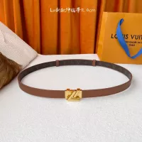 $72.00 USD Louis Vuitton AAA Quality Belts In 2.0cm For Women #1327948