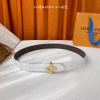 $56.00 USD Louis Vuitton AAA Quality Belts In 3.0cm For Women #1327958