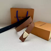 $56.00 USD Louis Vuitton AAA Quality Belts In 3.5cm For Unisex #1328081