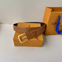 $68.00 USD Louis Vuitton AAA Quality Belts In 3.5cm For Men #1328220