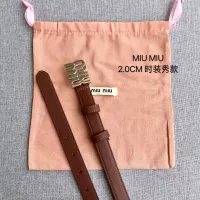 $52.00 USD MIU MIU AAA Quality Belts In 2.0cm For Women #1328561