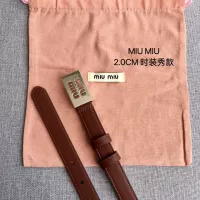 $52.00 USD MIU MIU AAA Quality Belts In 2.0cm For Women #1328571