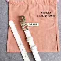 $52.00 USD MIU MIU AAA Quality Belts In 2.0cm For Women #1328577