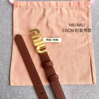 $52.00 USD MIU MIU AAA Quality Belts In 2.0cm For Women #1328579