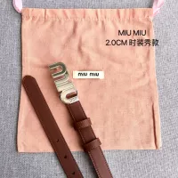 $52.00 USD MIU MIU AAA Quality Belts In 2.0cm For Women #1328580