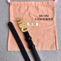 $52.00 USD MIU MIU AAA Quality Belts In 2.0cm For Women #1328582