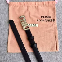 $52.00 USD MIU MIU AAA Quality Belts In 2.0cm For Women #1328584