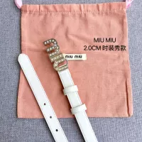 $52.00 USD MIU MIU AAA Quality Belts In 2.0cm For Women #1328586